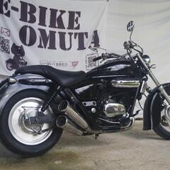 H119 HONDA　VツインMagna250　カスタム外装　ブラックメタリック　全塗装・整備済の画像