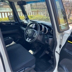コミ価格　修復歴無　HONDA NBOX ターボ　カスタム　車検R8.4月まで有の画像