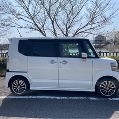コミ価格　修復歴無　HONDA NBOX ターボ　カスタム　車検R8.4月まで有の画像