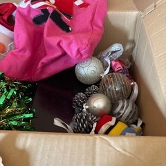 クリスマス　ツリー　飾り物　  あげます　もらって下さいの画像