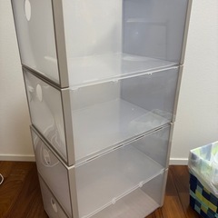 DAISO シューズラック 4つの画像