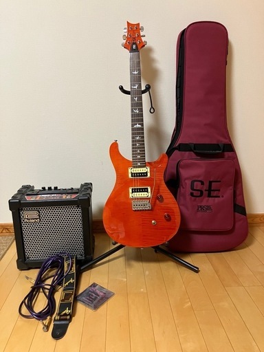 PRS SE Custom  ローランドアンプ　美品