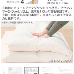シングル掛け布団の画像
