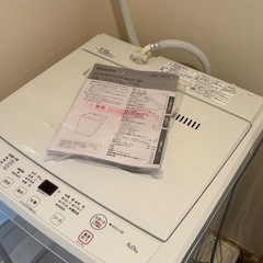 ヤマダ RORO 洗濯機　YWM-T60L 6.0kg  2025年製　高年式　ヤマダ電機　美品 
の画像