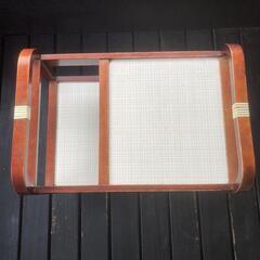 3段 木製ワゴン キャスター付き　昭和レトロ　キッチンワゴン　アンティークの画像