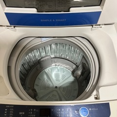 【引き取り先決定】アクア AQUA 全自動電気洗濯機 白色 の画像