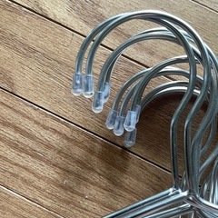 [新品]ステンレス製ハンガー 10本の画像