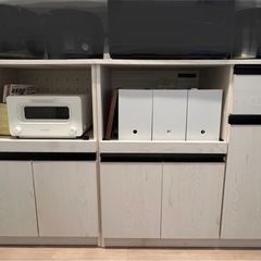 キッチン棚　ホワイトオーク　2点セットの画像