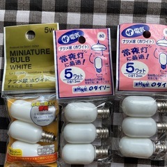 ナツメ球ホワイト　常夜灯3setの画像