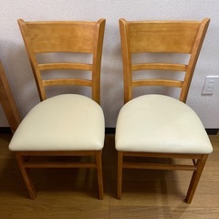 【引き取り先決定】木製 ダイニングチェア 椅子の画像