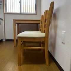 【引き取り先決定】木製 ダイニングチェア 椅子の画像