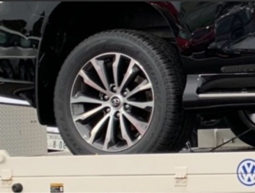 ランドクルーザープラド　19インチ純正タイヤホイール４本セット