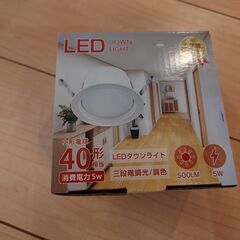 三段階調色つきLEDダウンライト 100φの画像