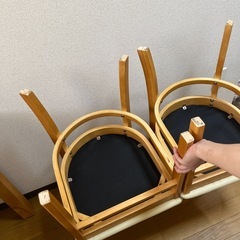 【引き取り先決定】木製 ダイニングチェア 椅子の画像