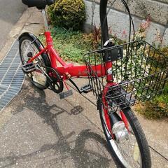 折りたたみ20インチ自転車の画像