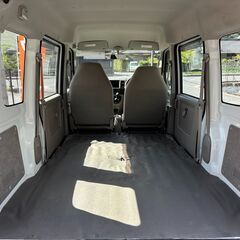 ご成約有難う御座いました。【総額コミコミ】広島発プライムゲート車検令和8月6月25日まで！実走行５万ｋｍ台！H18年エブリィバン　ＰＡハイルーフ　タイミングチェーン　軽バン　内装状態⭕️の画像