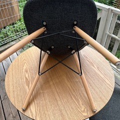 カフェ丸テーブル椅子
セットの画像