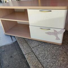 90cmテレビ台、収納棚の画像