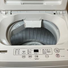 送料・設置込み可　洗濯機　4.5kg ヤマダ　2022年【分解クリーニング済み】の画像