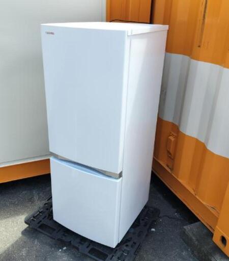 チ*ウ様 大阪市送料無料‼️冷蔵庫 2019 TOSHIBA 153L クリーニ ◇特売◇2019年製◇東芝 冷蔵庫「153L・右開き」 2ドア パール