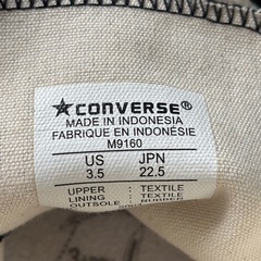 コンバース　22.5cmの画像