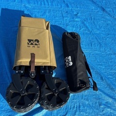 WAQ キャリーワゴン テーブルセット　キャンプ用品 の画像