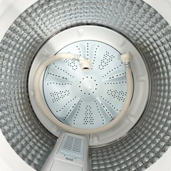 【中古品】Haier ハイアール 全自動洗濯機 2023年製 4.5kg ホワイト 生活家電の画像