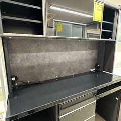 【ジャングルジャングル滋賀草津店】食器棚　パモウナ　ブラック　　J-250766の画像
