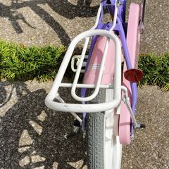 【直接引渡し】 ブリジストン エコキッズ 幼児用自転車 紫×ピンク 美麗！！の画像