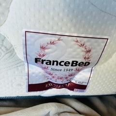 【激安】ダブルベッド マットレス付きの画像