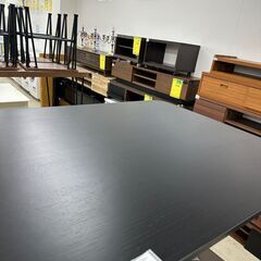 【ジャングルジャングル滋賀草津店】ダイニングテーブル　ブラウン　J-250767の画像