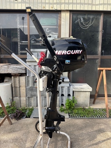 マーキュリー　2馬力　船外機　S足　4スト