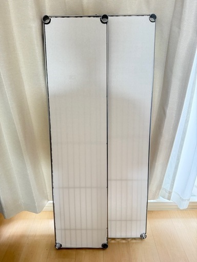 エレクター W1200xD300mm 2枚セット アクリル板付き