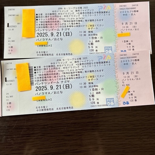 バンテリンドーム　中日対巨人戦