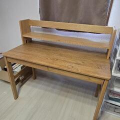 無印良品 勉強机 デスク 木製の画像