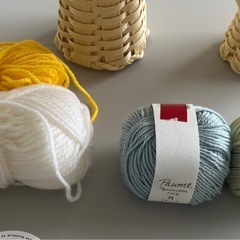 【50円〜】ハンドメイド用品/ヘッドマネキン/毛糸/オーガニックコットンの画像
