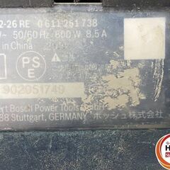 【引き取り限定】【中古品】BOSCH ボッシュ GBH2-26RE ハンマードリル 単相100V 50/60Hz 800W  サイドハンドル・深さゲージ・ケース付 ※コード補修跡有の画像