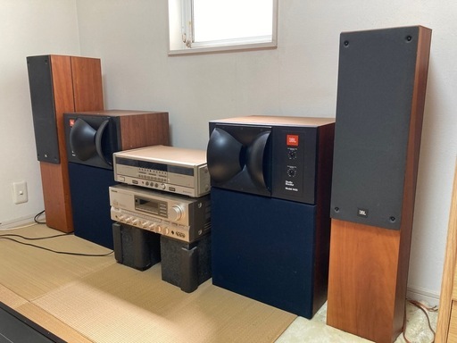 JBLスピーカー、アンプ、カセットデッキ