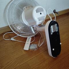 壁掛け扇風機の画像