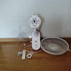 壁掛け扇風機の画像