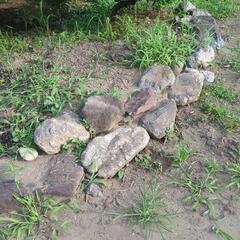 【受付終了／全部譲り先決まりました】庭石　差し上げますの画像