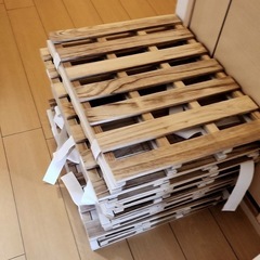 【値下げ！】すのこベッド　セミダブル2つセットの画像