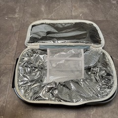 保冷バスケット　未使用　　パステルカラー　ブルーの画像