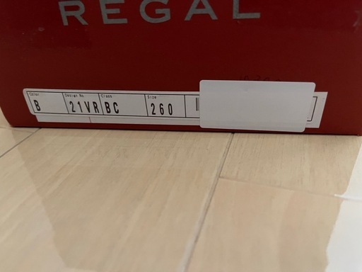 新品　革靴　リーガル　B 21VR BC 26cm
