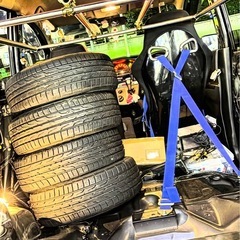 L175Sムーヴ　フルバケ　シートレールの画像