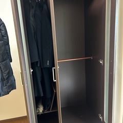 ワードローブクローゼット　洋服タンスの画像