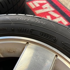 2022年製　ダンロップ　165/65R13　ダイハツ純正　アトレー　アルミホイール　8部山　良品です　4本セットの画像