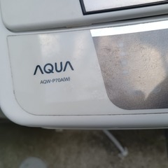 洗濯機　―　AQUA AQW-P70A(W)の画像
