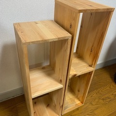0円です！　木製棚　2点の画像