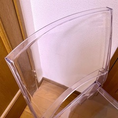 スタッキングクリアチェア3脚セットの画像